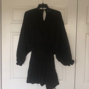 Black slouchy Zara dress